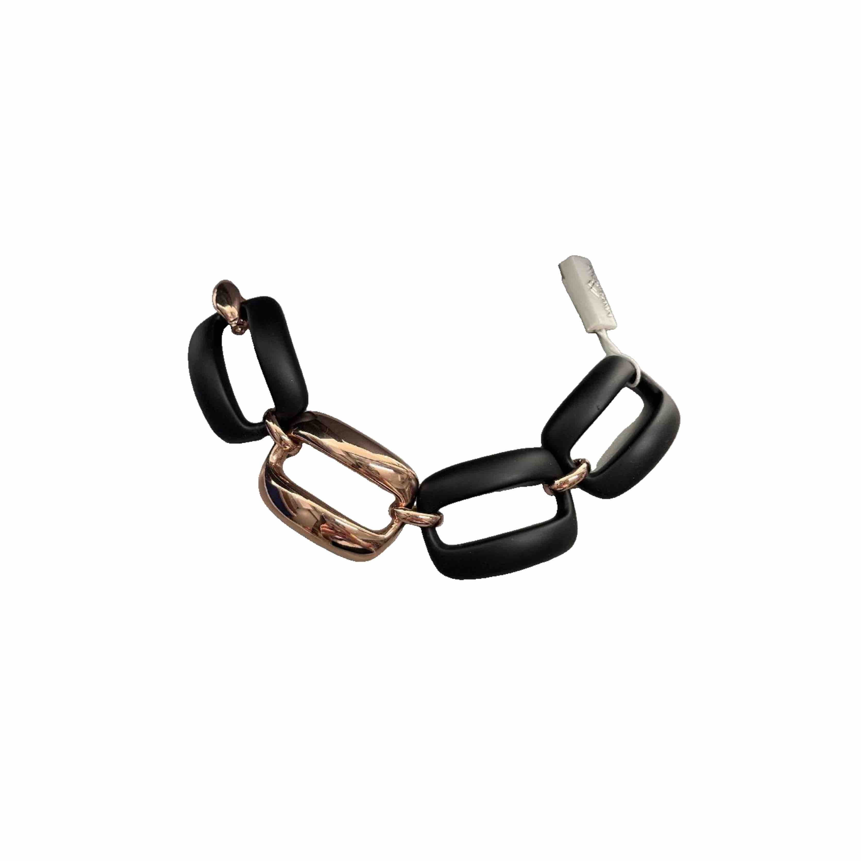 Marcello Pane Bracciale Donna Collezione Rubber | Argento rosè 925 | 20cm