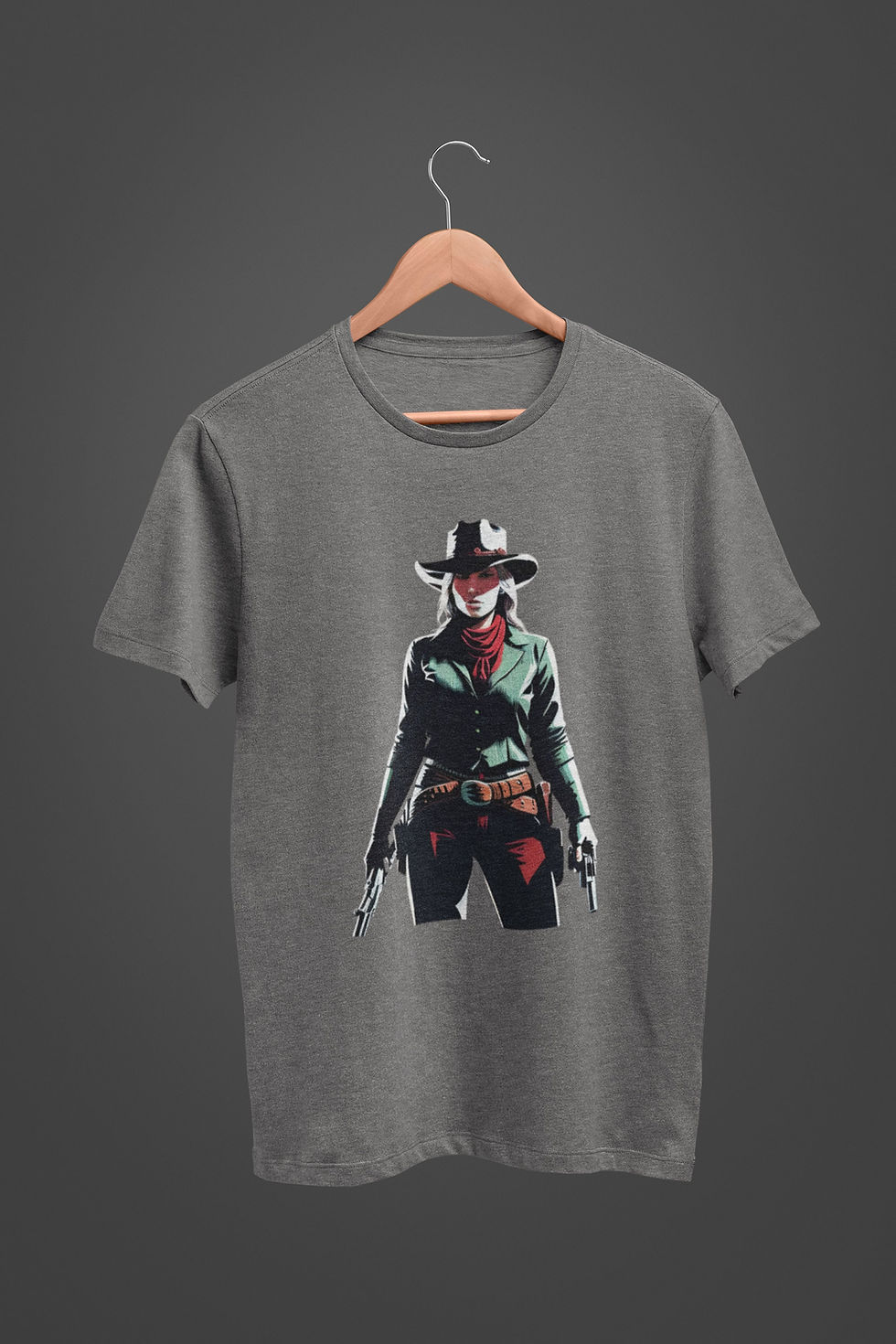 Miniatura: Bandit Girl Tshirt – Cowgirl Rdr Women Shirt, Gamer Girl Tee, Gift for Game ...