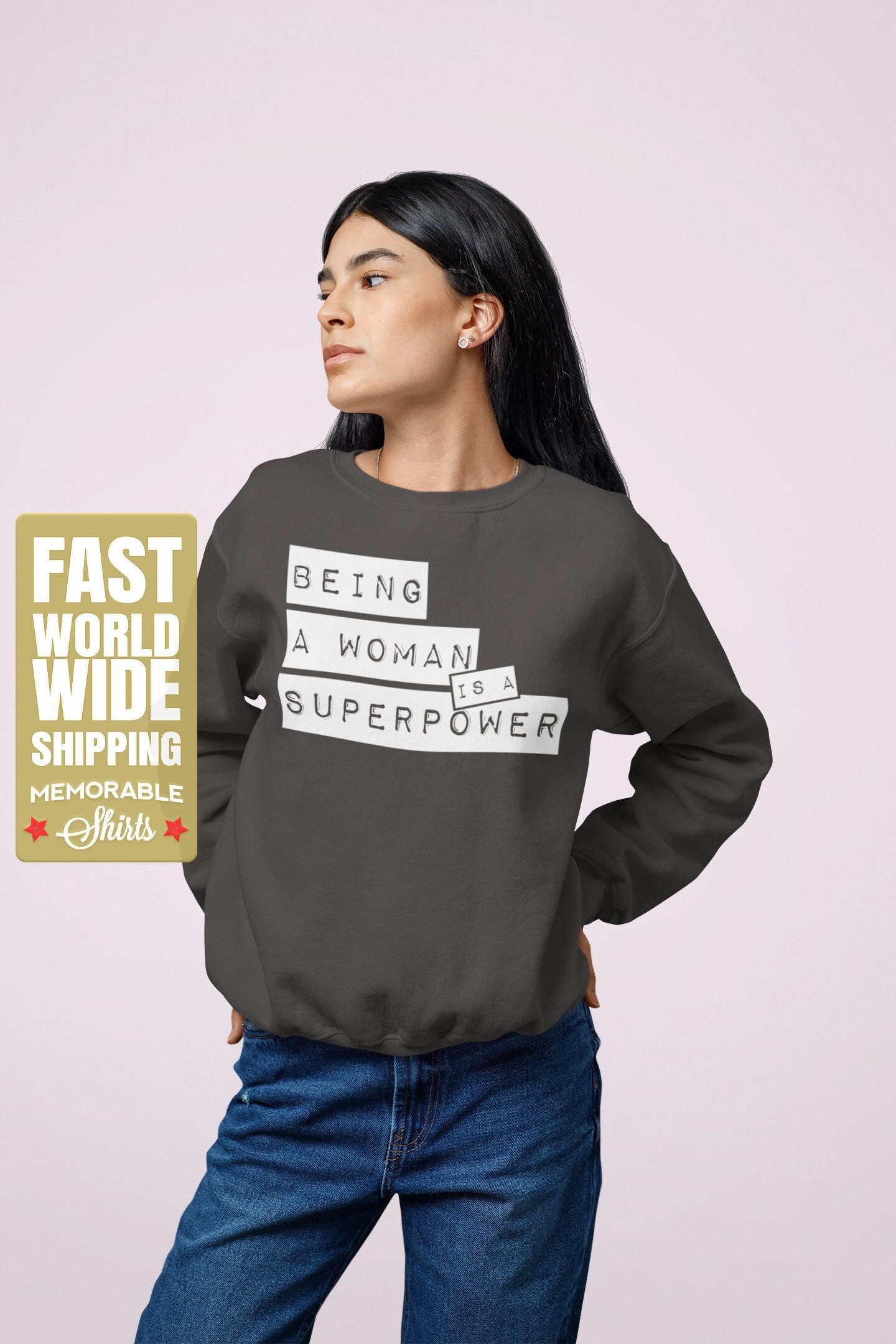 Women Power – Girl Power, Equal Rights, Feminist Art, Graphic Tee, Love Lang...