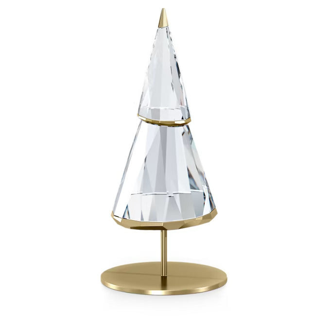 Swarovski Statuina Albero di Natale 108 Cristalli | Cristallo | Oro Champagne