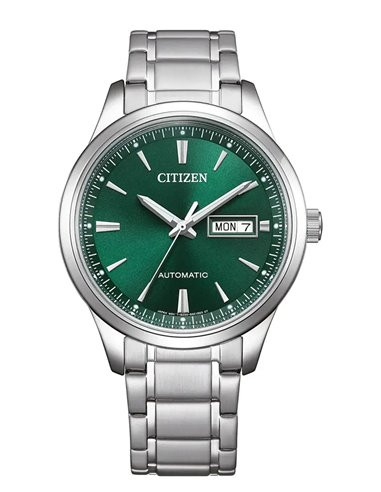 Citizen Automatico Uomo NY4058-79X Acciaio Quadrante Verde 40 mm