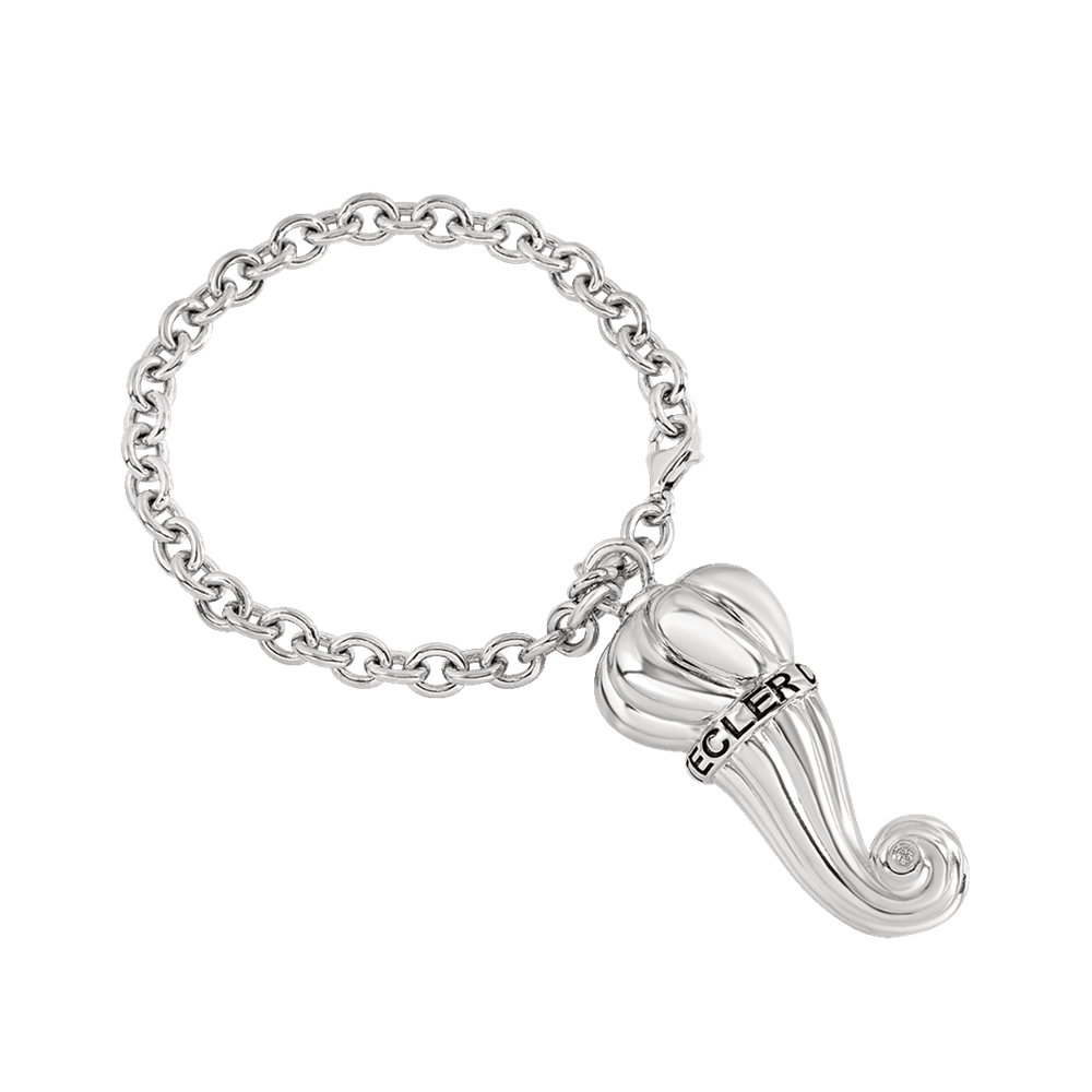 Chantecler Et Voilà Portachiavi Corno in Argento e Diamante