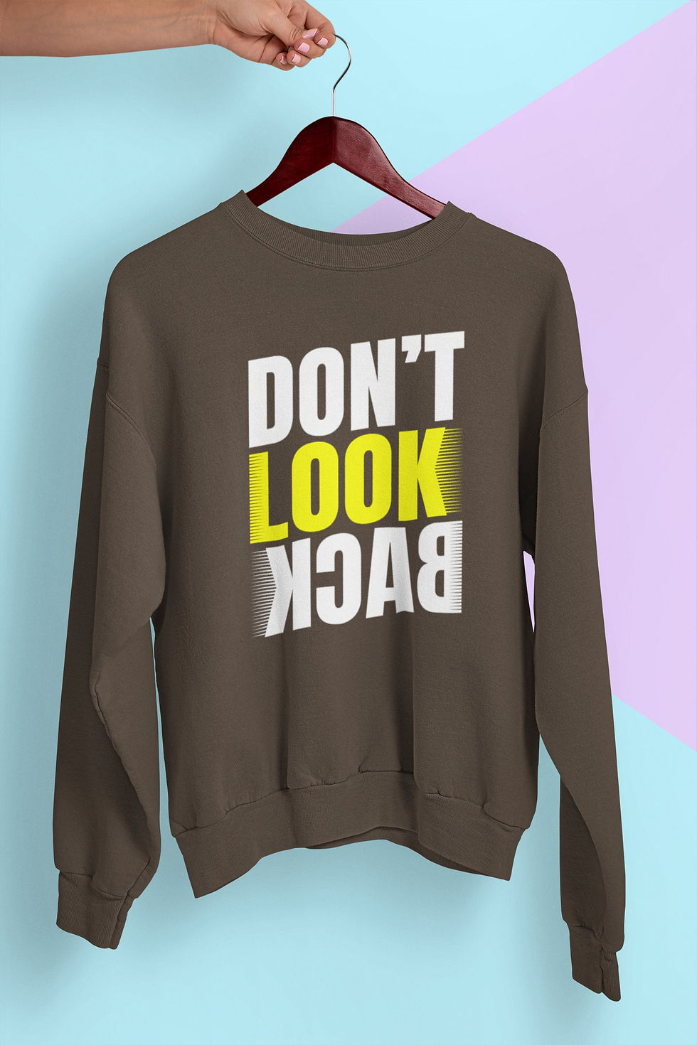 Miniatura: Don’t Look Back Sweatshirt – Dont Look Back, Oversized Hoodie, Don’t Look Ba...