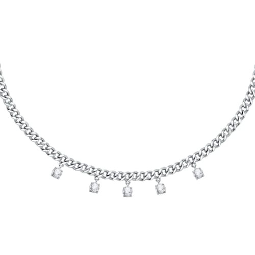 Morellato Collana Donna Poetica in Acciaio Silver con Cristalli