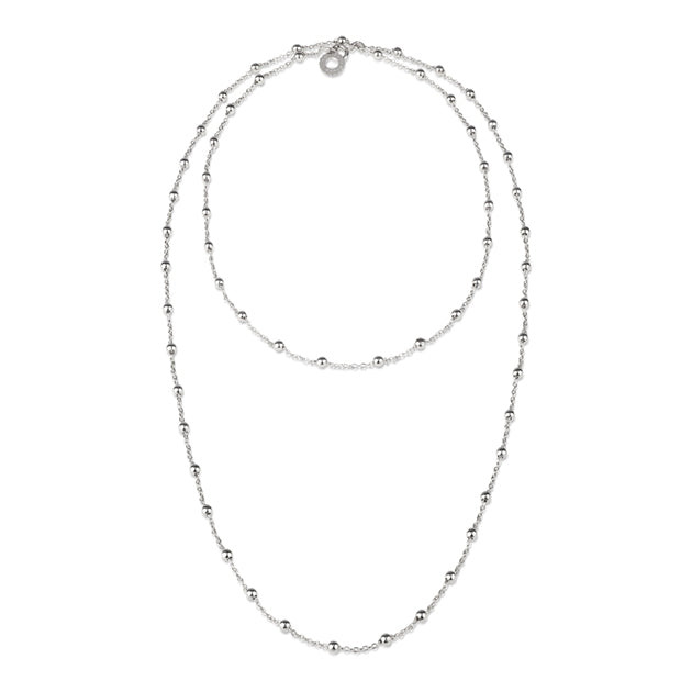 Chantecler Collana Donna Catena 90 cm | Argento 925 | Logo Pendente