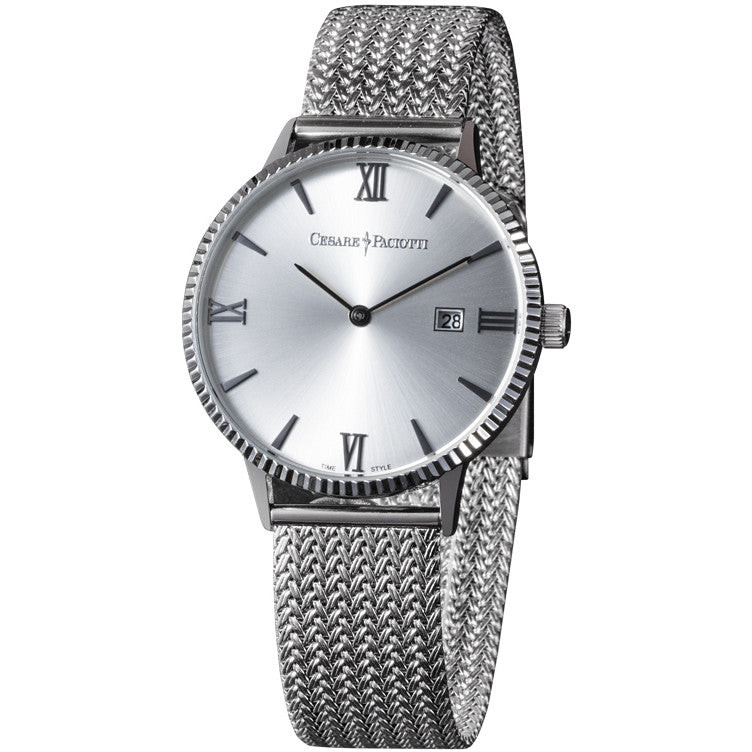 Paciotti Orologio Uomo Solo Tempo Koen | Cassa Acciaio | Cinturino Maglia Mesh