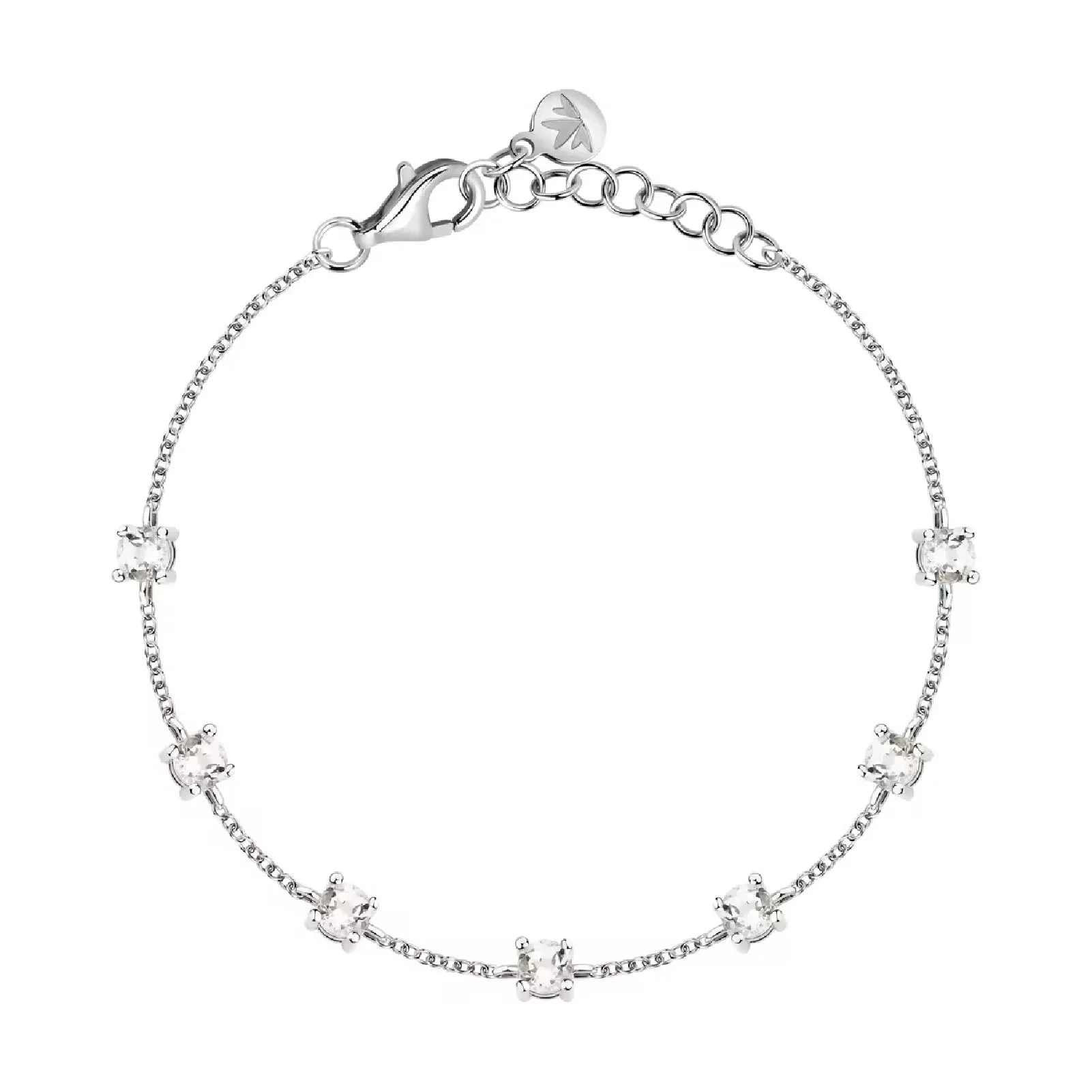 Morellato Bracciale Donna 7 Zirconi | Argento Sostenibile | Collezione Tesori