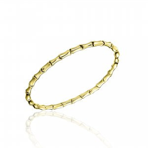Chimento Bracciale Donna Bamboo Spring | Oro Bianco 18kt | Elastico