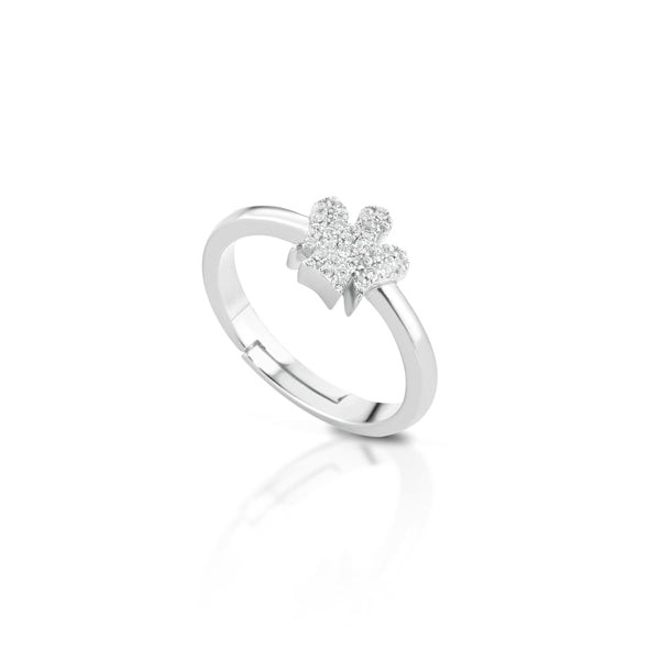 Roberto Giannotti | Anello Donna | Angelo pavé | Argento 925 | Regolabile