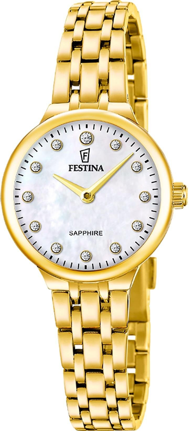 Orologio Festina donna Mademoiselle madreperla in acciaio PVD oro