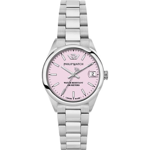 Philip Watch Orologio Donna Caribe Urban con Quadrante Rosa Chiaro e Bracciale