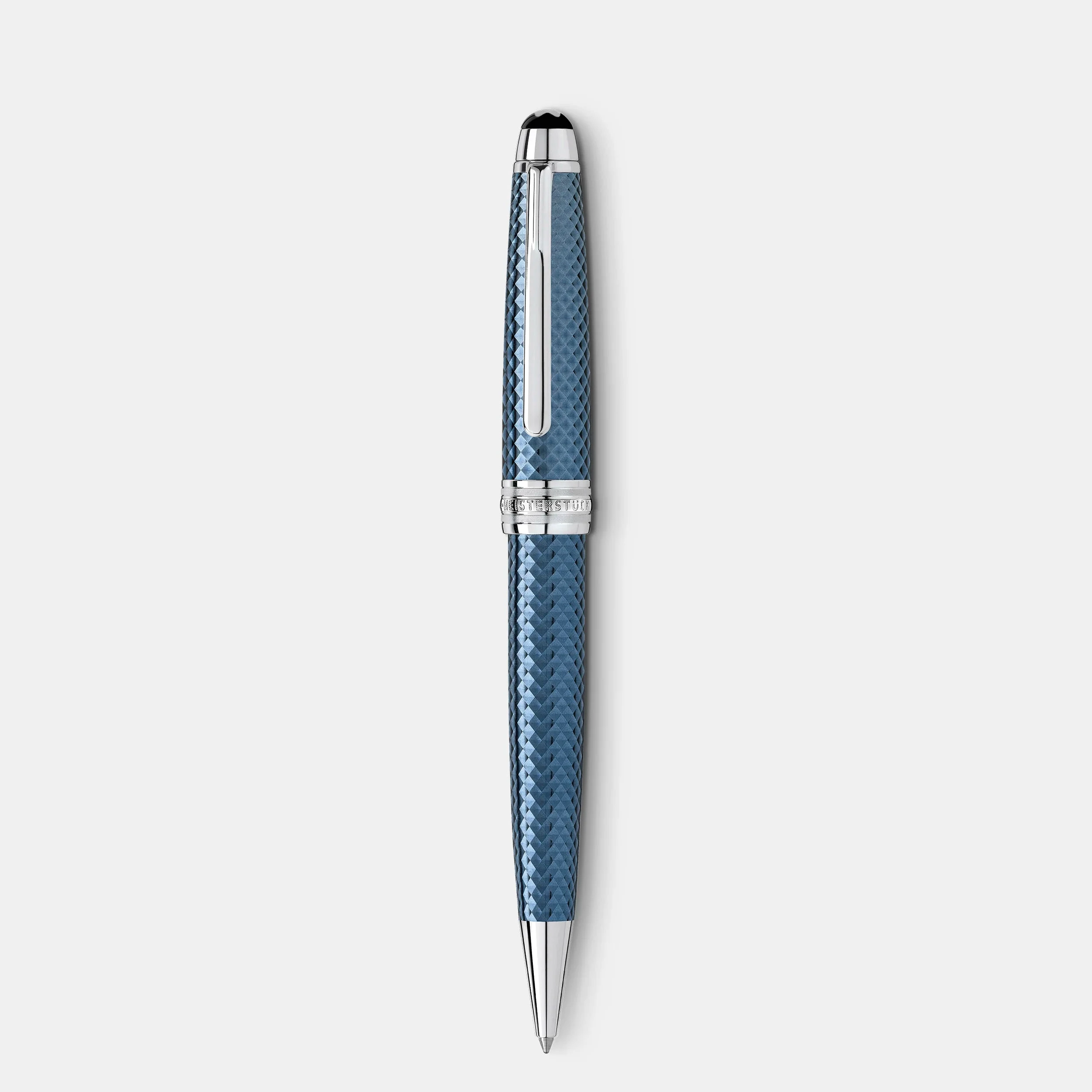Montblanc Penna a sfera Glacier Solitaire | Lacca blu | Incisione ghiaccio