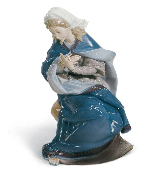 Lladrò Statua Natività Vergine Maria | Porcellana Lucida | Con Astuccio