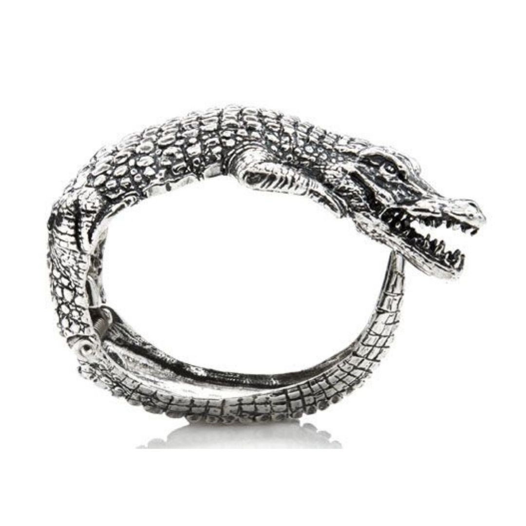 Giovanni Raspini Bracciale Donna Coccodrillo Savana | Argento 925 | Maxi