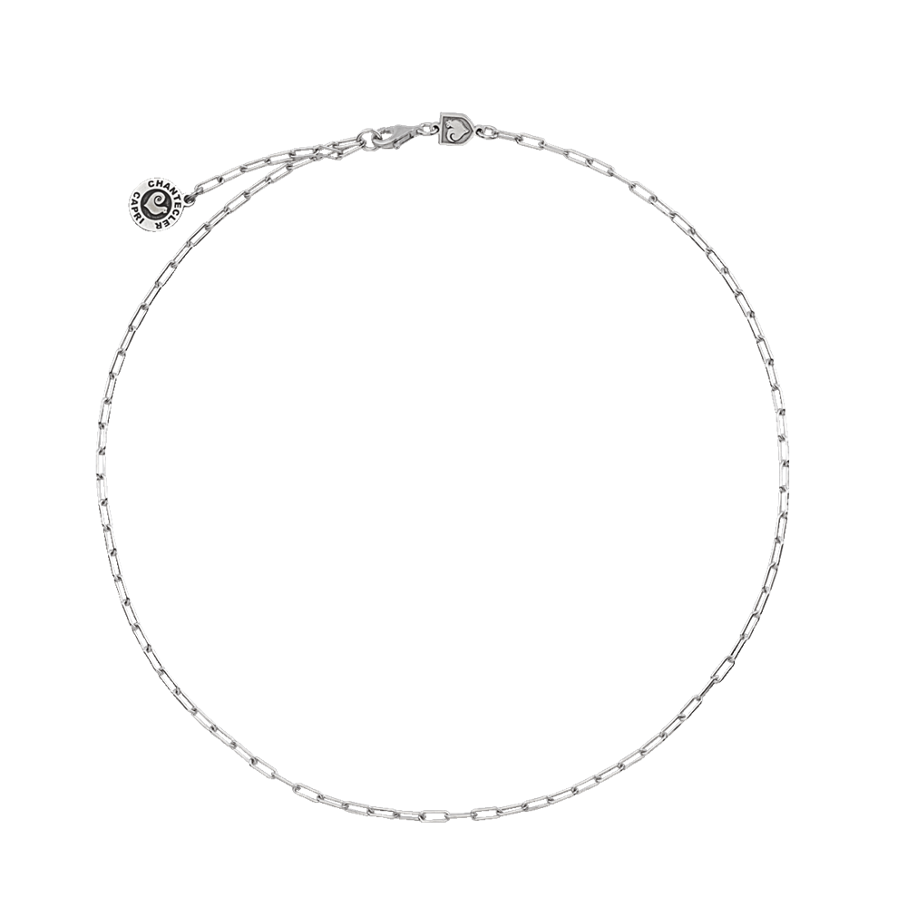 Chantecler Collana Catena in Argento con Logo