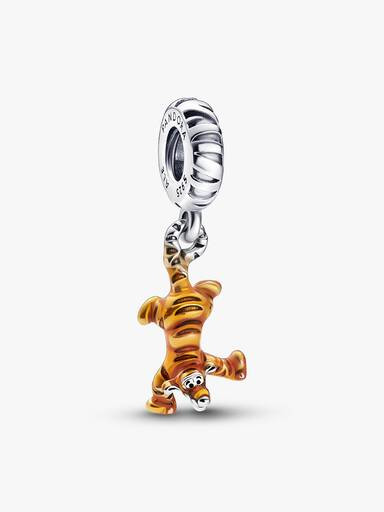Pandora | Charm | Tigro Winnie the Pooh | Argento 925 | Smalto arancione