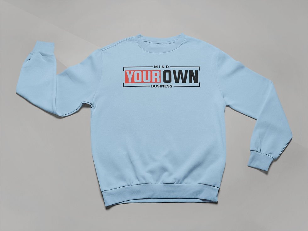 Miniatura: Mind Your Own Business – Gift for Her, Feminist Sweatshirt, Mind Your Busine...