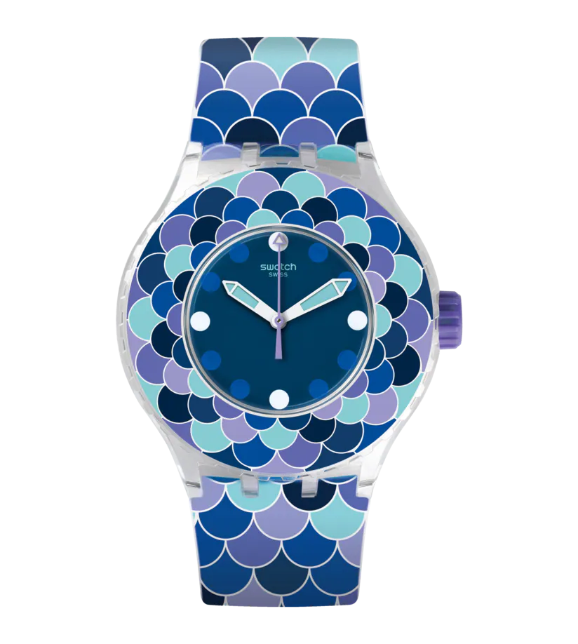 Swatch Orologio Pedrinha Azul | Cassa Plastica | Impermeabile 30m
