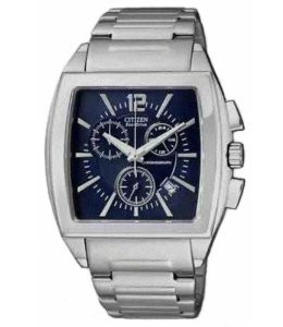 Citizen Of Action Cronografo Solare Uomo Acciaio Quadrante Blu