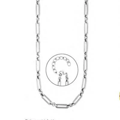 Cesare Paciotti 4Us Collana Uomo Catena Schiacciata
