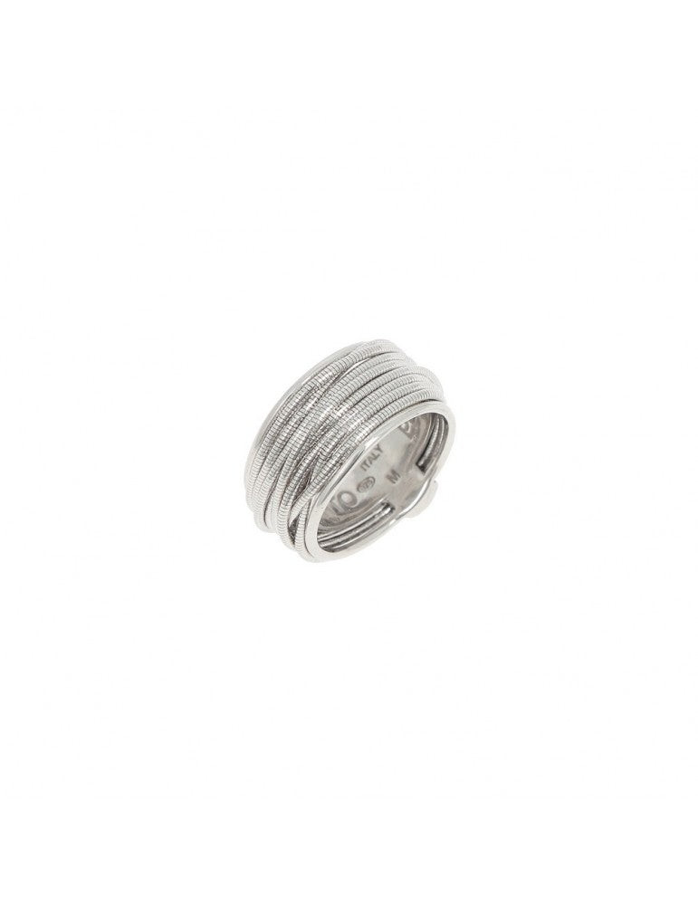 Pesavento Anello Donna Spirale Elastica | Argento 925 | DNA Spring