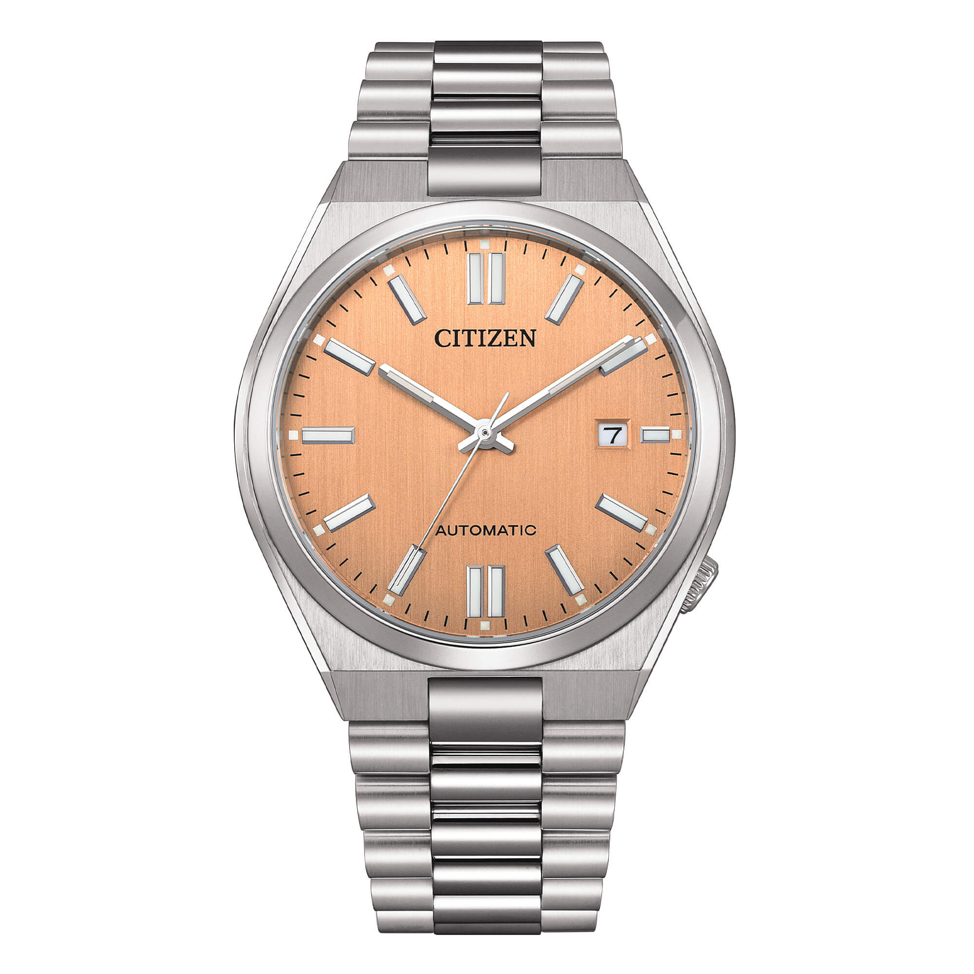Citizen Tsuyosa Orologio Uomo Automatico in Acciaio con Quadrante Salmon