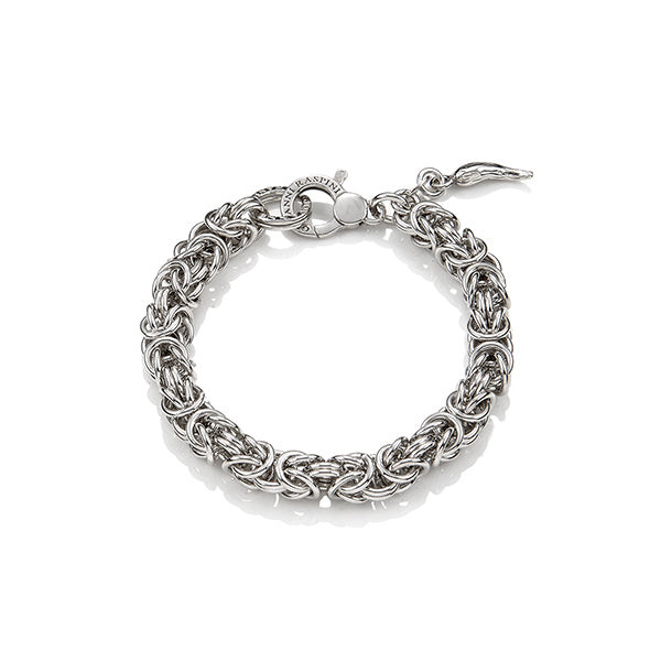 Giovanni Raspini Bracciale Maglia Bizantina Media in Argento 925