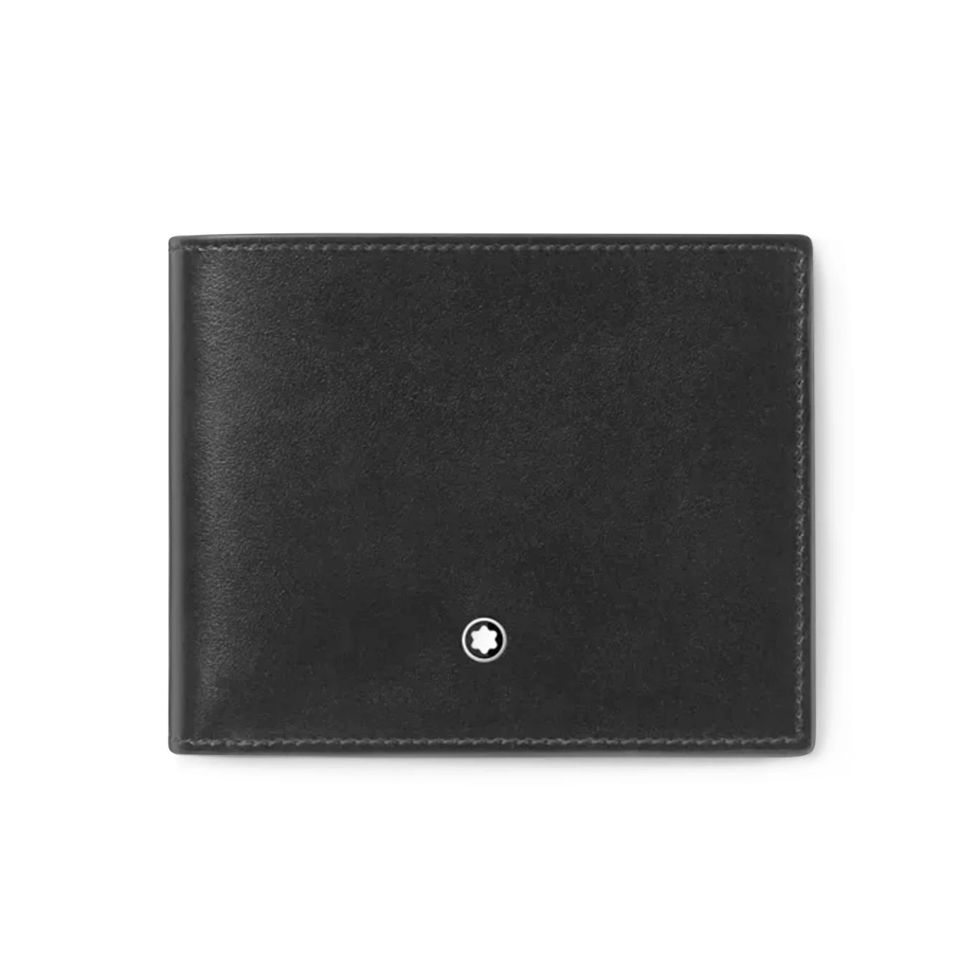 Montblanc | Portafoglio Uomo | 6 Scomparti Carte | Pelle Nera | Meisterstück
