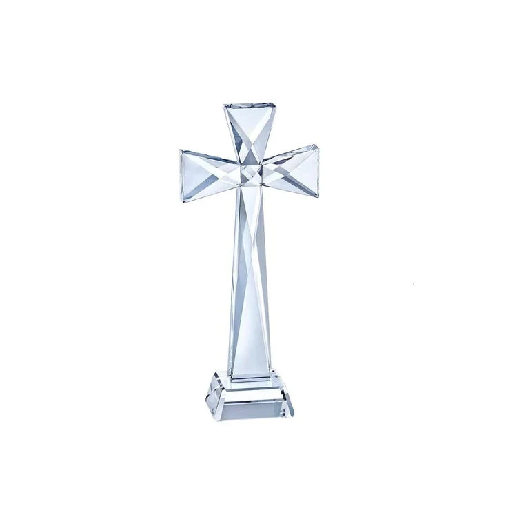 Swarovski Croce decorativa 82 faccette | Cristallo trasparente | Base cristallo