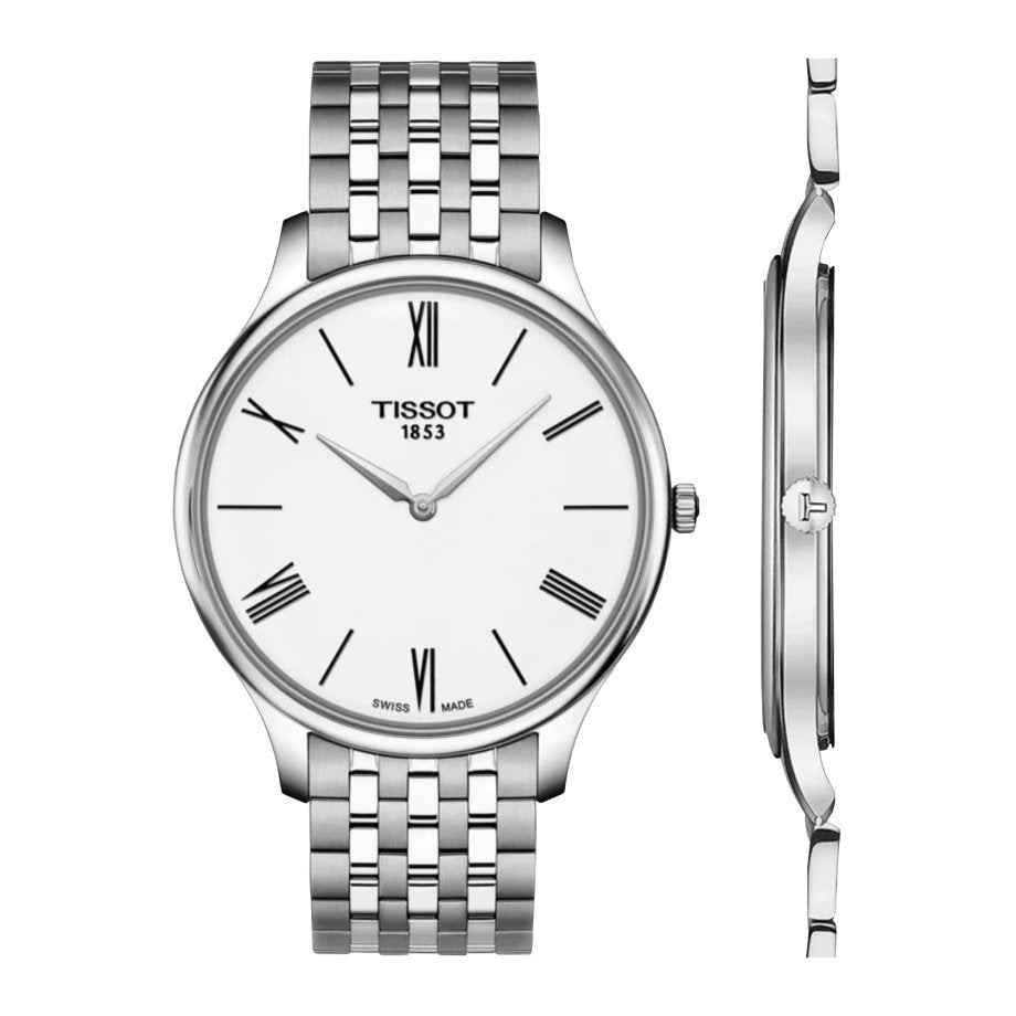 Tissot Orologio Uomo Solo Tempo Tradition 5.5 | Acciaio Inox | Vetro Zaffiro
