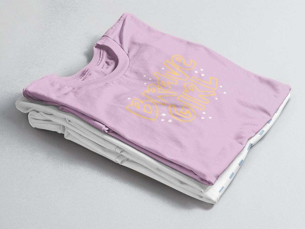Thumbnail: Brave Girl Tshirt – Mom Shirt, Motivational Women Tee, Strong Mom Shirt, Fem...