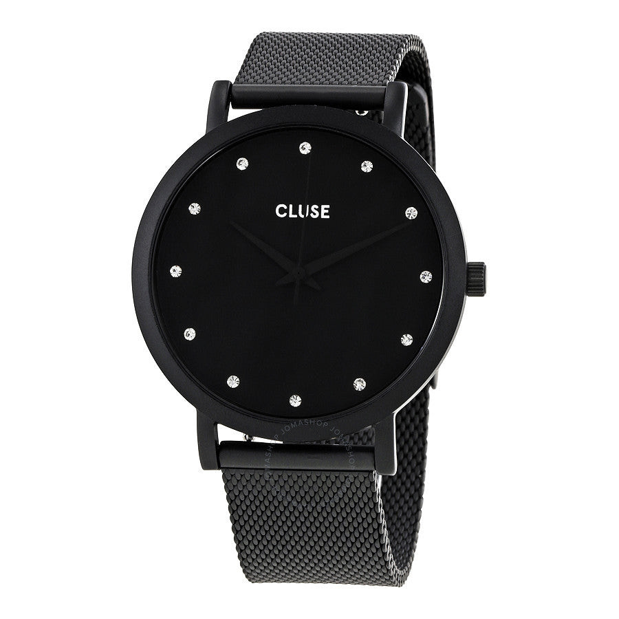 Cluse Orologio Donna Pavane Black | Acciaio PVD | Quadrante Cristalli