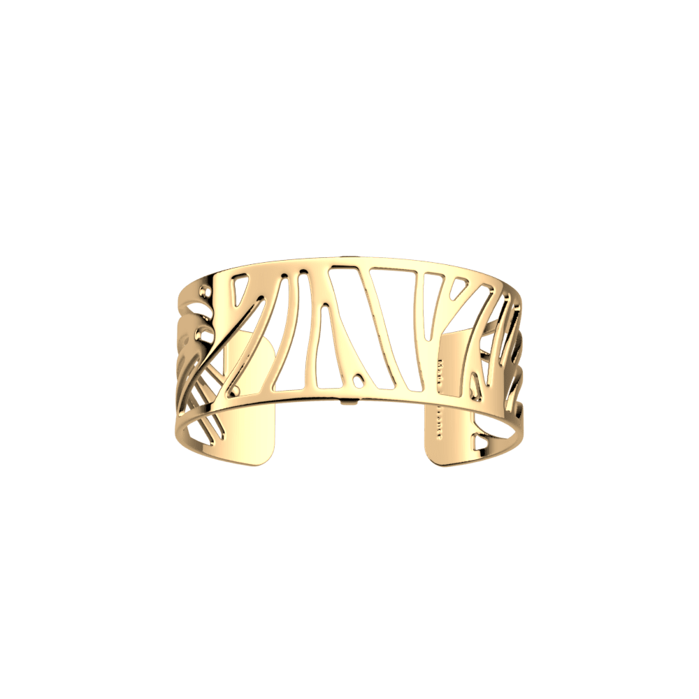 Les Georgettes Bracciale Donna Perroquet 25mm | Finitura Oro Giallo | Regolabile