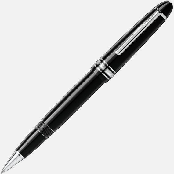 Montblanc Penna Roller Meisterstück Le Grand | Resina nera | Finiture platino