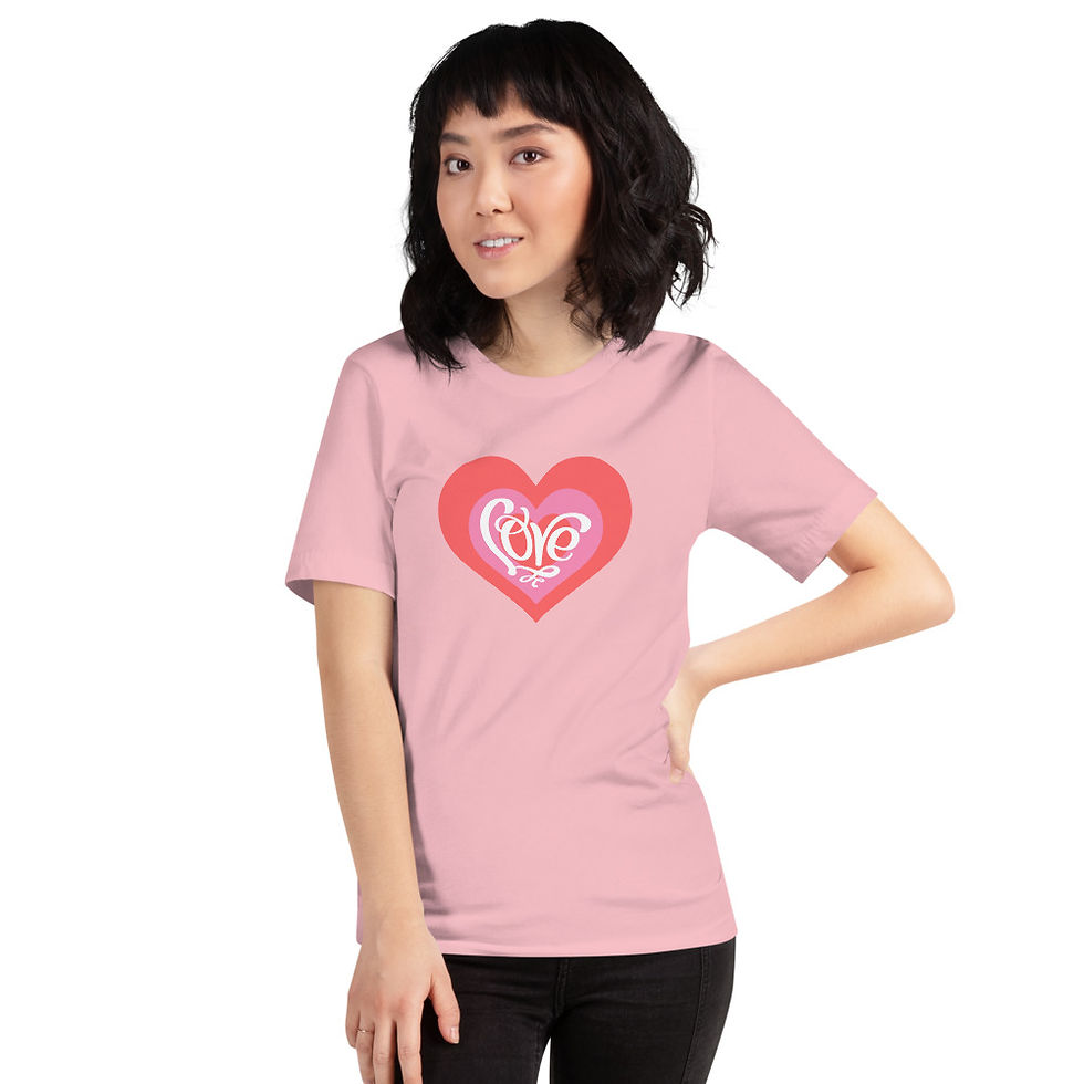 Thumbnail: Love - Big hearted t-shirt - 9 colors
