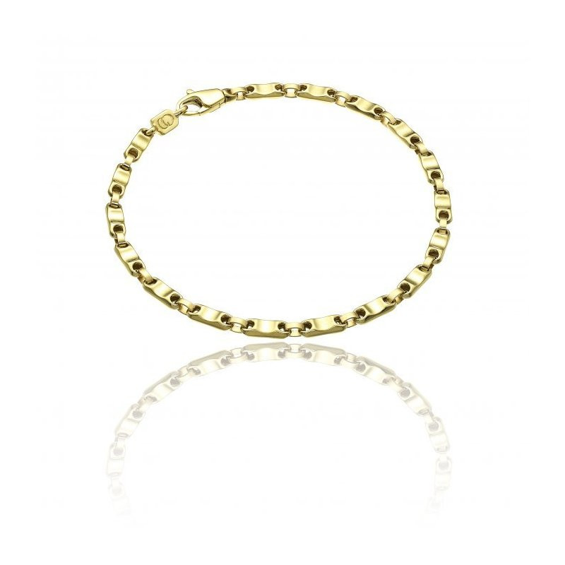 Chimento Bracciale Uomo Catena classica | Oro giallo 18kt | 19 cm