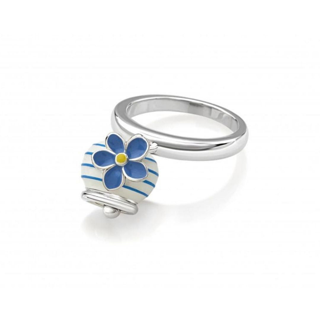 Chantecler | Anello donna | Campanella Margherita | Argento 925 | Smalto