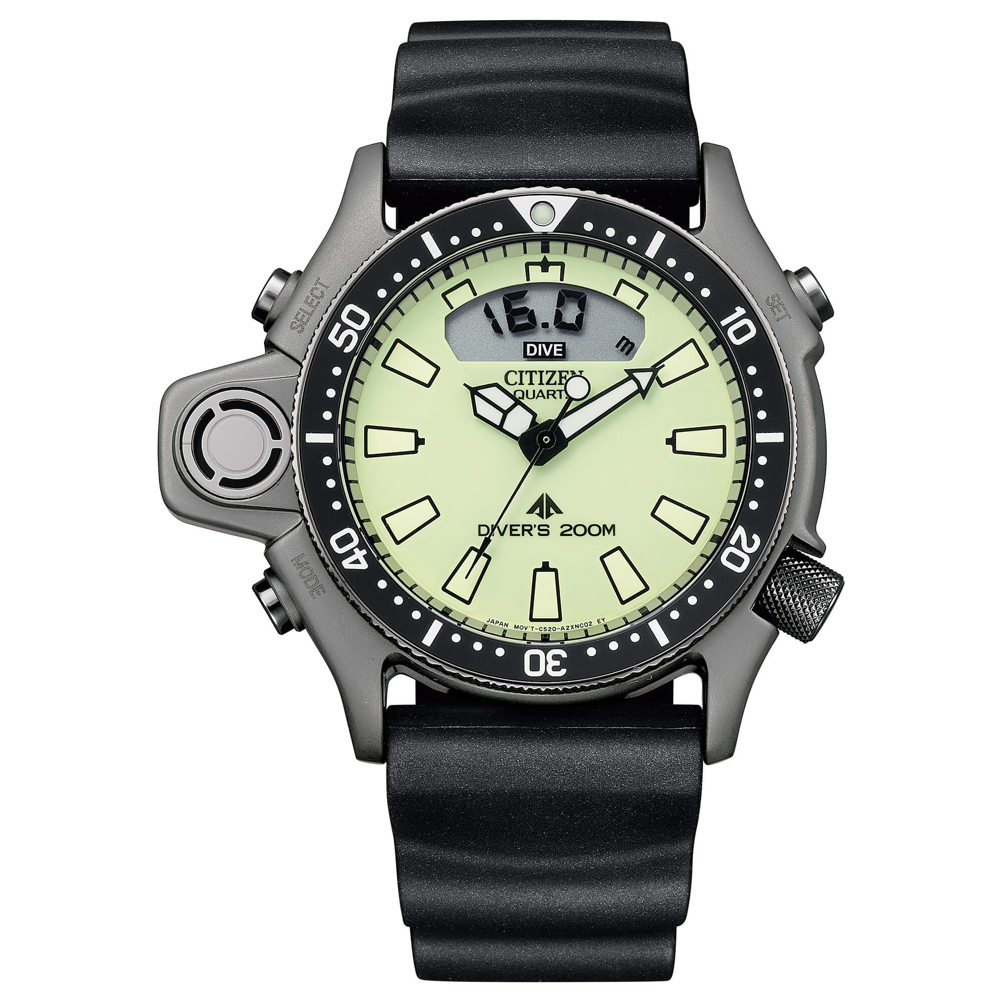 Citizen Aqualand I uomo quarzo acciaio beige