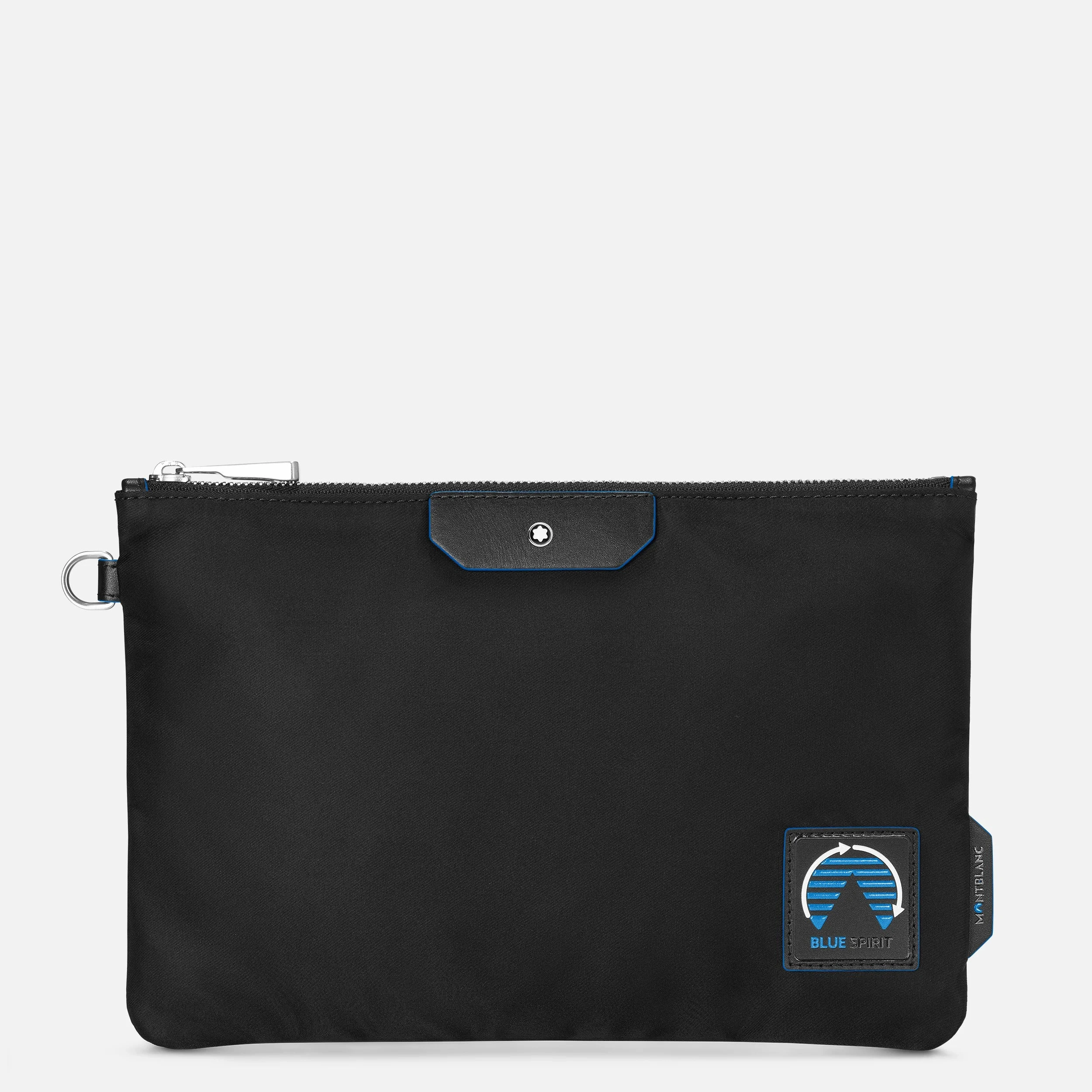 Montblanc Astuccio Medio Blue Spirit | ECONYL® Nylon | Pelle Impatto Zero