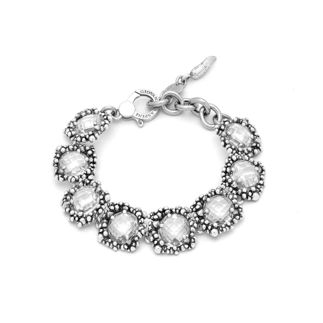 Giovanni Raspini | Bracciale Donna | Shine 8 zirconi | Argento | Fatto a mano