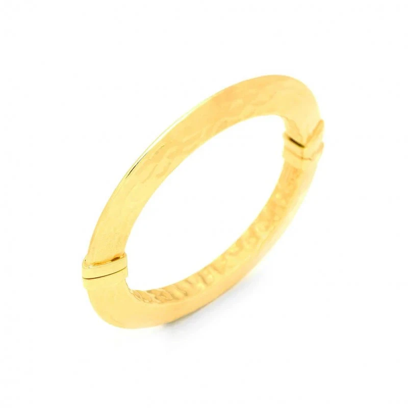 Giovanni Raspini Bracciale Donna Martellato Luminoso | Argento Dorato | Italia