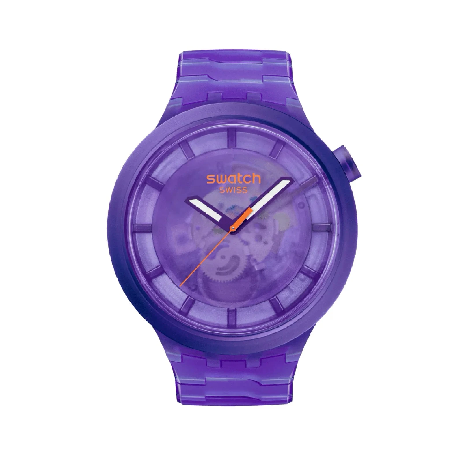 Swatch Orologio Donna Purple Joy Oversize Trasparente | Plastica | 30m