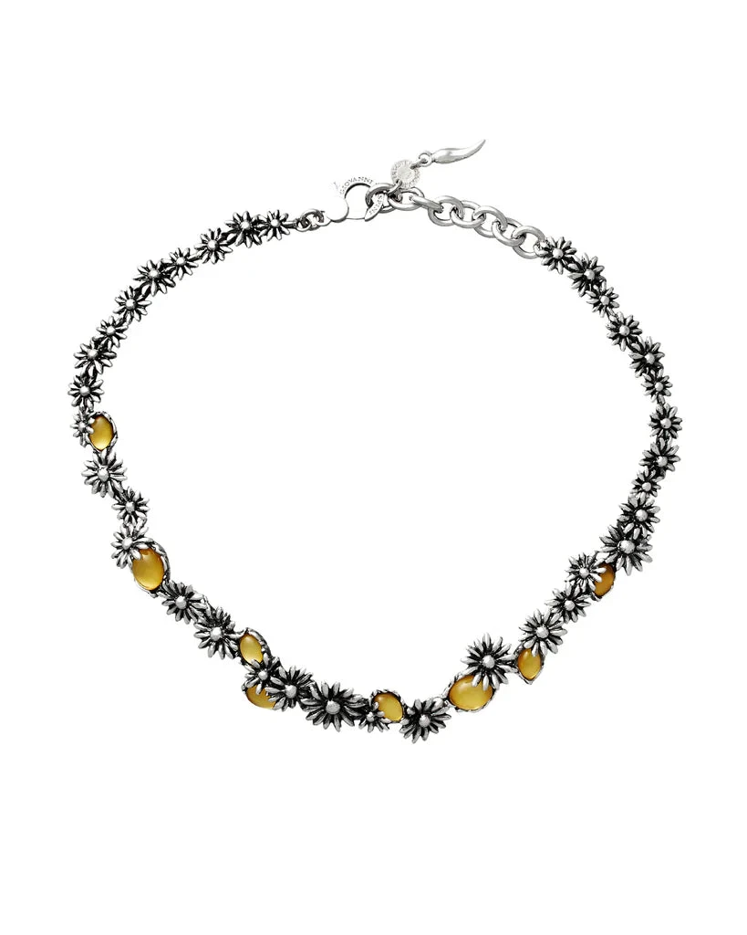 Giovanni Raspini Collana Donna Margherite Oro | Argento 925 | Made in Italy