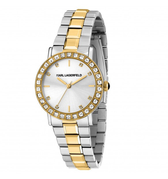 Karl Lagerfeld | Orologio Donna | Dorato con Zirconi | Acciaio | Cassa 33mm