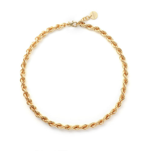 Unoaerre Collana Donna Korda Dorata | Oro Giallo 24kt | Lunghezza 40-43 cm