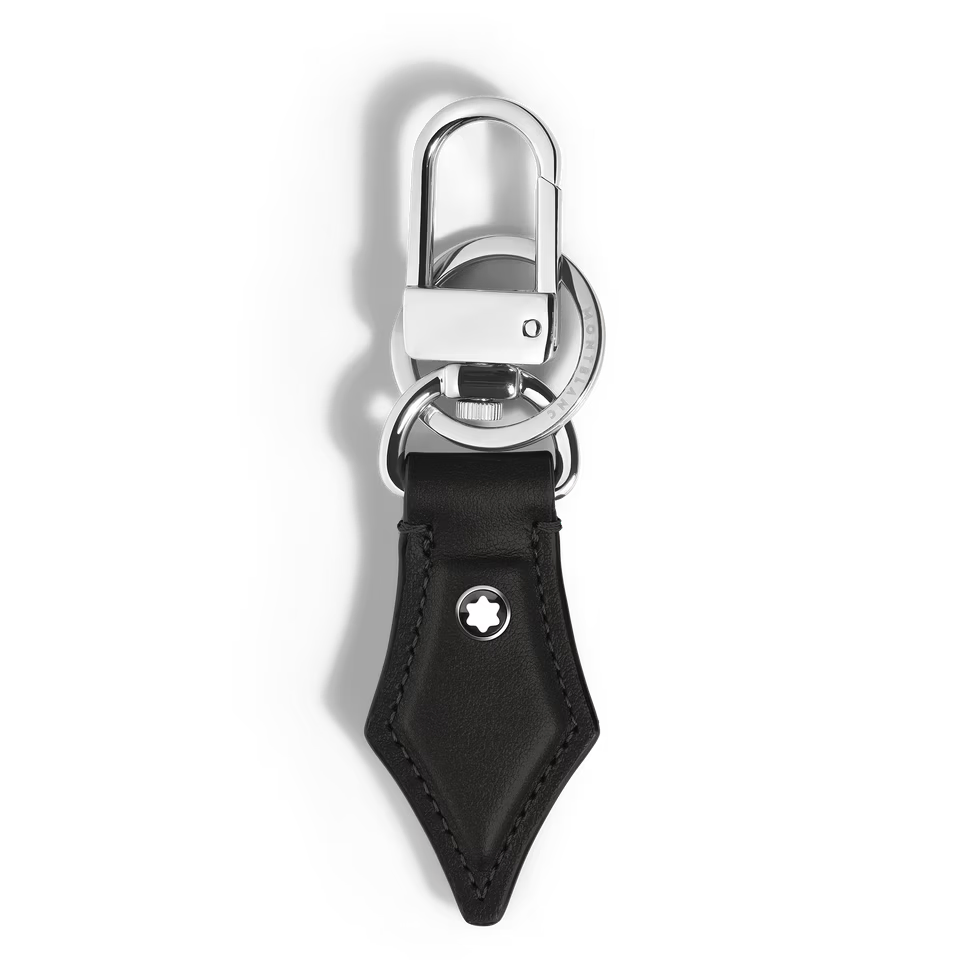 Portachiavi Montblanc Meisterstück a pennino in pelle nera