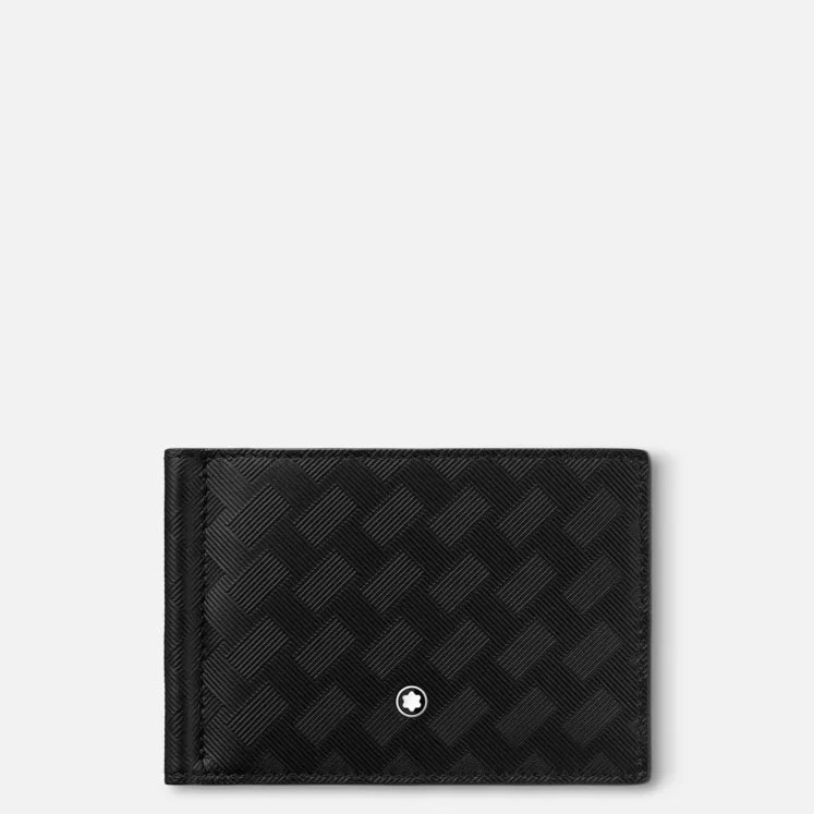 Montblanc Portafoglio Uomo 6 scomparti | Pelle goffrata | Extreme 3.0