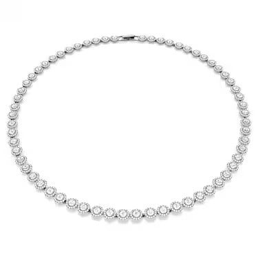 Swarovski Collana Una Angelic Lunga | Cristalli e Rutenio | 50-53cm