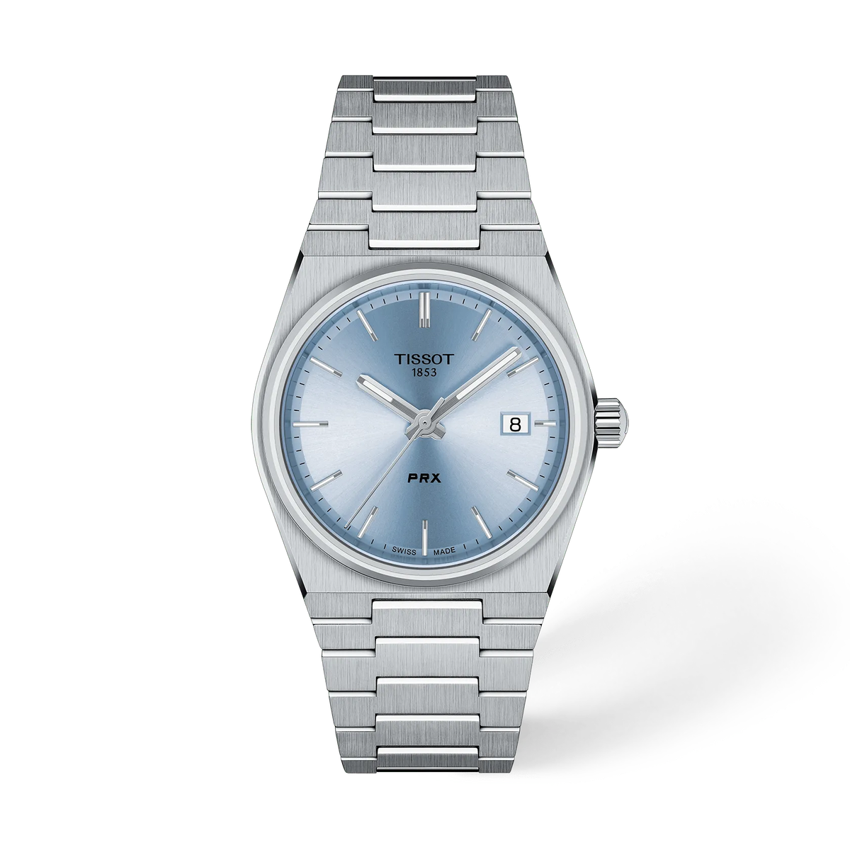 Tissot PRX 35 mm Quarzo con Quadrante Azzurro