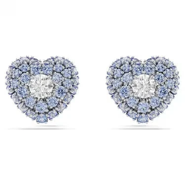 Swarovski Orecchini Idyllia a Cuore Blu
